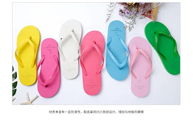 Fashion Platform Flip Flops Women Beach Sandals Soft Classic Anti-Slip Slippers Couple Outdoor Summer Beach Eva Men Slides