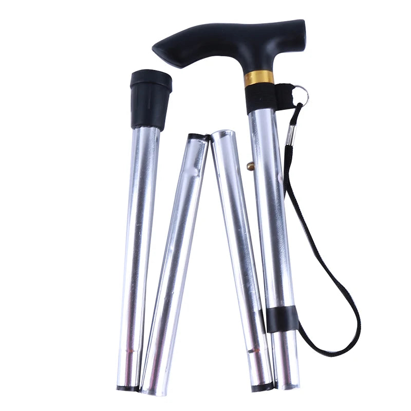 Collapsible Telescopic Folding Cane Elder Cane Walking Trusty Sticks Elder Crutches For Mothers The Elder Fathers